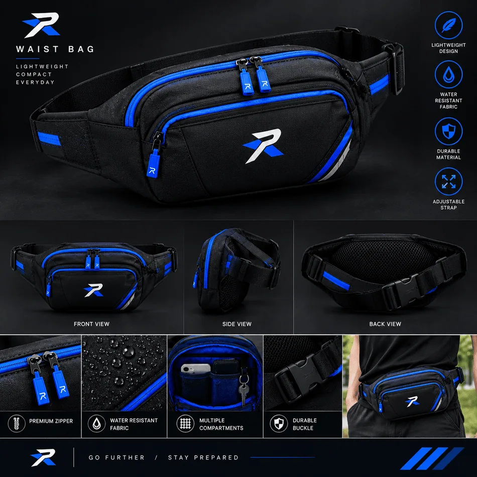 Custom Waist Bag - Bags by ProXen Apparel