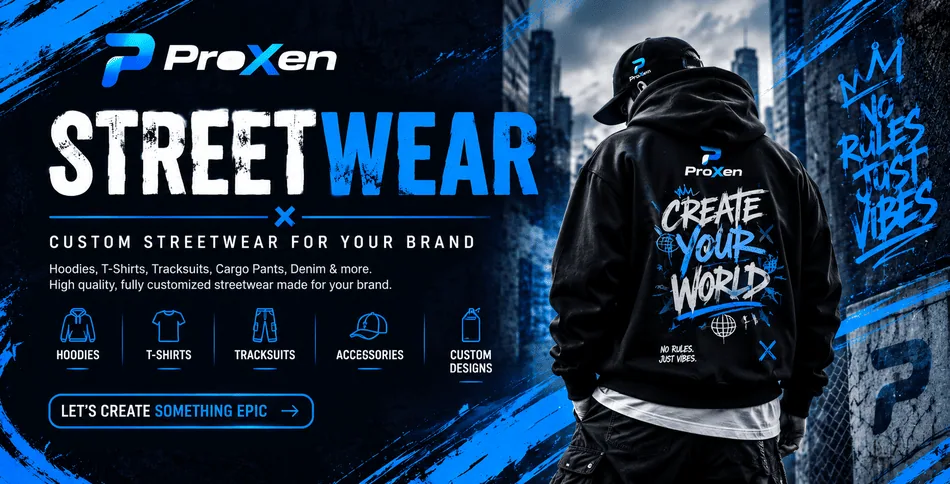 Custom Street Wear manufacturer - ProXen Apparel